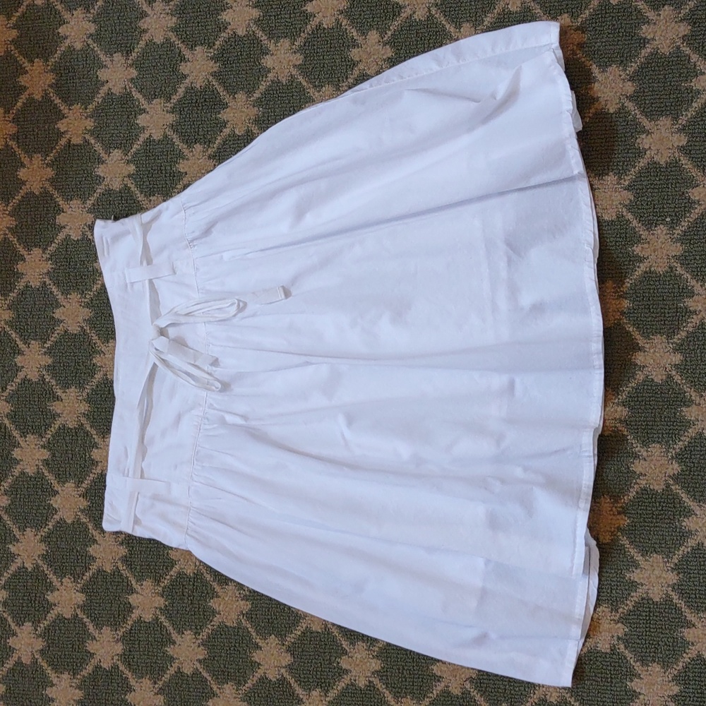 Lightweight Cotton Gathered Skirt, Lined